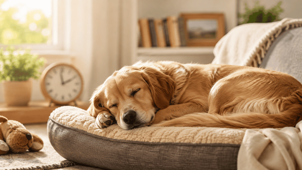 a sleeping dog
